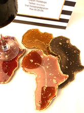 Load image into Gallery viewer, Warm Colors African Shaped Coasters
