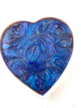 Load image into Gallery viewer, Heart Shaped Trinket Dish in Blues and Gold
