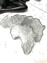 Load image into Gallery viewer, Glitzy Glam African Shaped Coasters
